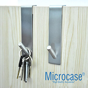 Microcase   Taşınabilir  Paslanmaz Çelik Metal Banyo Duşakabin Mutfak Vb. Alanlar Için Dikey Askılık-al4836 2 Adet