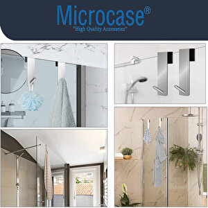 Microcase   Taşınabilir  Paslanmaz Çelik Metal Banyo Duşakabin Mutfak Vb. Alanlar Için Dikey Askılık-al4836 2 Adet