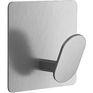 Yapışkanlı Paslanmaz Çelik Banyo Mutfak Eşya Havlu Vb Metal Askılık - Al5180 1 Adet