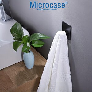 Microcase Yapışkanlı Paslanmaz Çelik Banyo Mutfak Eşya Havlu Vb Metal Askılık - Al5180 1 Adet