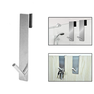 Taşınabilir  Paslanmaz Çelik Metal Banyo Duşakabin Mutfak Vb. Alanlar Için Dikey Askılık-al4836 1 Adet