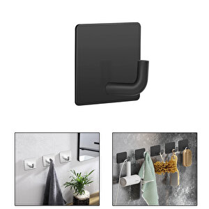 Yapışkanlı  Paslanmaz Çelik Banyo Mutfak Eşya Havlu Vb Metal Askılık Kare Tasarım-al4936 1 Adet