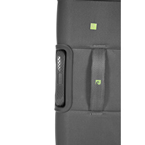 Pierre Cardin Ultra Light Hafif Lüx Kumaş Orta Boy Valiz Antrasit 04pc6000