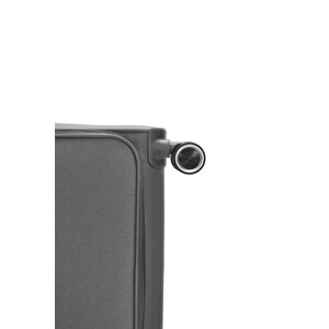 Pierre Cardin Ultra Light Hafif Lüx Kumaş Orta Boy Valiz Antrasit 04pc6000