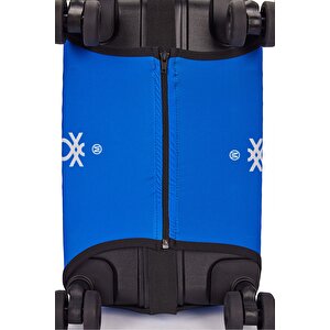 Benetton Orta Boy Valiz Kılıfı Lacivert 14bnt100-klf-02