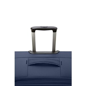 Louisiana Polo 2'li Valiz Seti Büyük Ve Orta Boy Lüx Kumaş Valiz Lacivert 2082