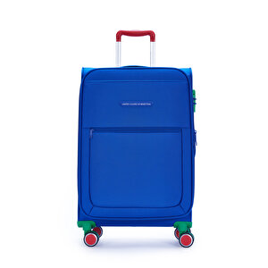 Benetton Kabin Boy Kumaş Valiz Saks Mavi Bnt2800