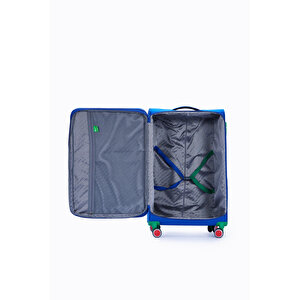 Benetton Kabin Boy Kumaş Valiz Saks Mavi Bnt2800