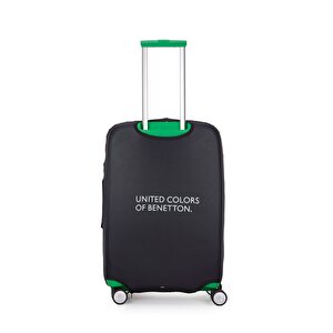 Benetton Orta Boy Valiz Kılıfı Siyah 14bnt100-klf-02