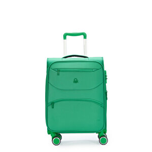 Benetton Kabin Boy Kumaş Valiz Yeşil Bnt2400