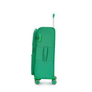 Benetton Orta Boy Kumaş Valiz Yeşil Bnt2400