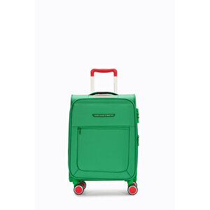 Benetton Kabin Boy Kumaş Valiz Yeşil Bnt2800