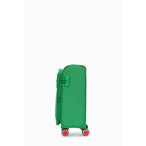 Benetton Kabin Boy Kumaş Valiz Yeşil Bnt2800