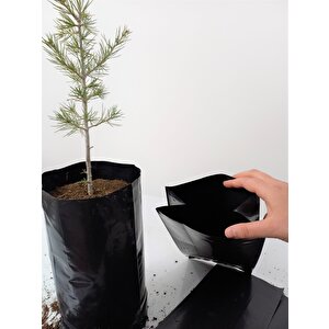 Fide Poşeti 7 Kg  15x35 Cm Fide Torbası Fidan Poşeti Fidan Torbası