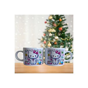 Kimyacı Hello Kitty Porselen Fincan / Kupa -mug