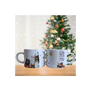 Kediler Porselen Fincan / Kupa -mug