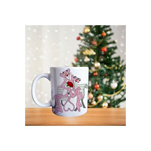 Pembe Panter Porselen Kupa