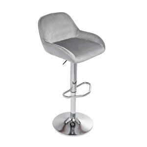 Hi̇edra Bar Sandalyesi̇ Bar Taburesi̇ Gri