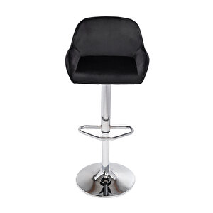 Hi̇edra Bar Sandalyesi̇ Bar Taburesi̇ Siyah