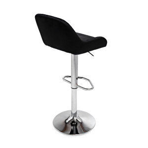 Hi̇edra Bar Sandalyesi̇ Bar Taburesi̇ Siyah