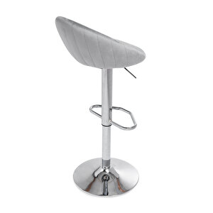 Nova Bar Sandalyesi̇ Bar Taburesi̇ Gri