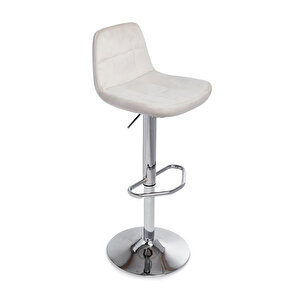 Melon Bar Sandalyesi̇ Bar Taburesi̇ Bej