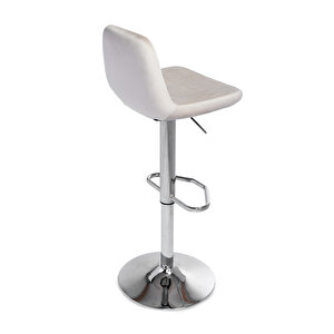 Melon Bar Sandalyesi̇ Bar Taburesi̇ Bej