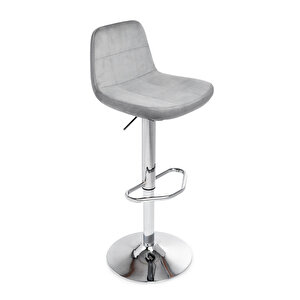 Melon Bar Sandalyesi̇ Bar Taburesi̇ Gri