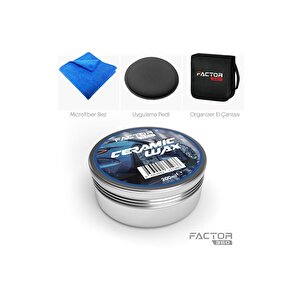 Factor 360 Çantalı Ceramic Wax Seramik Wax - Hızlı Oto Cilası Otomobil Parlatma Seti