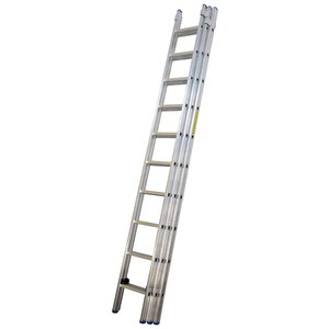 Elmas Serisi - 3 Parça X 2 Metre = 6 Metre Alüminyum Merdiven - Yerli Üretim