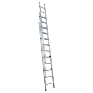 Elmas Serisi - 3 Parça X 2 Metre = 6 Metre Alüminyum Merdiven - Yerli Üretim