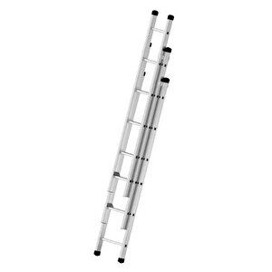 3 Parça X 3 Metre = 9 Metre Alüminyum Merdiven - Endüstriyel Tip Merdiven