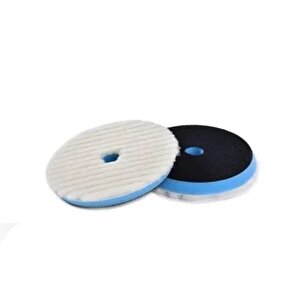 Knitted Wool Pad Mavi Taban Agresif Yün Pasta Keçesi 75/80 Mm