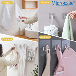 Kendinden Yapışkanlı  Banyo Mutfak Eşya Havlu Vb Ürün Askılığı- Al4835 2 Adet