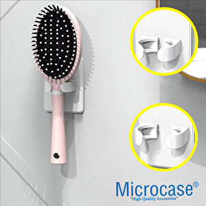 Microcase  Yapışkanlı Duvara Monte Tarak Fırça Tutucu Askılık-al4941 1 Adet