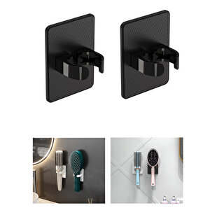 Microcase  Yapışkanlı Duvara Monte Tarak Fırça Tutucu Askılık-al4941 2 Adet