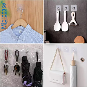 Microcase Kendinden Yapışkanlı  Banyo Mutfak Eşya Havlu Vb Ürün Askılığı- Al4835 1 Adet