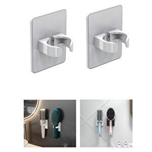 Microcase  Yapışkanlı Duvara Monte Tarak Fırça Tutucu Askılık-al4941 2 Adet