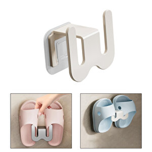 Microcase  Duvara Monte Yapışkanlı Metal  Terlik  Askılığı Çok Fonksiyonlu Portatif Askılık-al4933 1 Adet