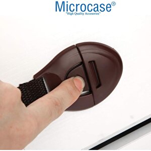 Microcase  Plastik Kendinden  Yapışkanlı Bebek Eşya Pencere  Dolap Kapı Çekmece Kilidi  -al4542  4 Adet