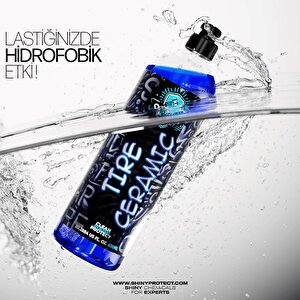 Shiny Protect Tire Ceramic Oto Lastik Seramik Kaplama Lastik Parlatıcı 20 Güne Kadar Kalıcı 600 Ml