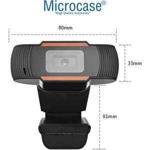 1080p 360 Dönerli Mandal Kıskaçlı Full Hd Webcam Kamera Zr806 - Al5151