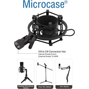 Yayın Stüdyo Için Mikrofon Tutucu Plastik Shock Mount  - Al4725
