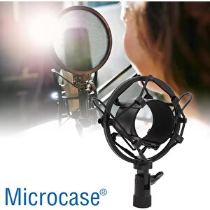 Microcase Yayın Stüdyo Için Mikrofon Tutucu Plastik Shock Mount  - Al4725