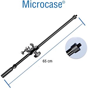 Stüdyo Mikrofon Standları Içi Metal Boom Kolu Boomarm 65 Cm 3/8 Vida - Al4729