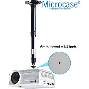Microcase Metal Uzayabilen Döner Başlıklı Cctv Kamera Projeksiyon Duvara Monte Askı Aparatı-al5282