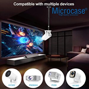 Microcase Metal Uzayabilen Döner Başlıklı Cctv Kamera Projeksiyon Duvara Monte Askı Aparatı-al5282