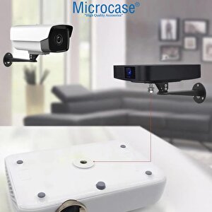 Microcase Metal Döner Başlıklı Cctv Kamera Projeksiyon Duvara Monte Askı Aparatı - Al5283