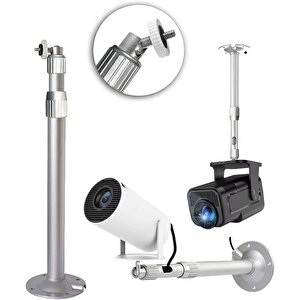 Metal Uzayabilen Döner Başlıklı Cctv Kamera Projeksiyon Duvara Monte Askı Aparatı-al5282