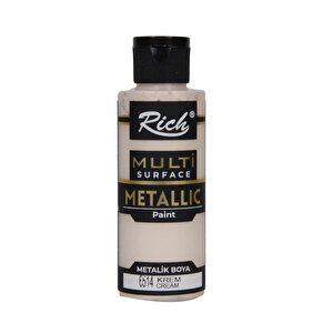 Multi Surface Metalik Akrilik Boya Krem 120ml
